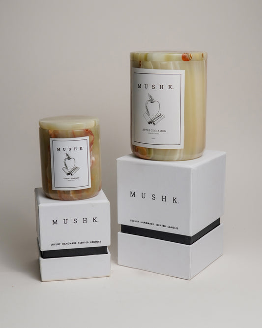 Scented Soy Wax Apple Cinnamon Candle